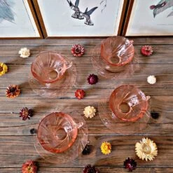 4 Tasses Vintage Vereco Beau Rivage En Verre Rose Avec Soucoupes Thé, Café Ou Petit Cacao -Cuisine Fournitures Soldes Boutique 1000x1000 picsart 24 03 11 14 52 20 721 iz99z 1666669080