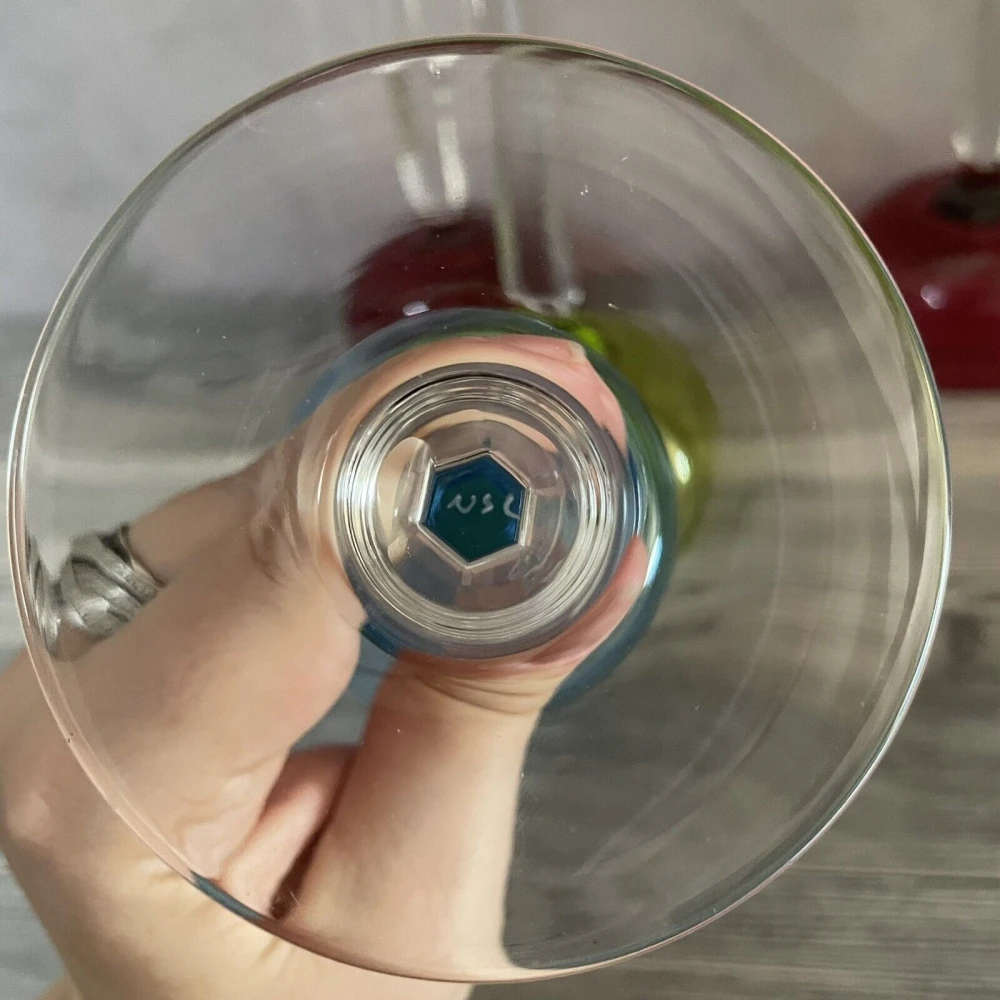 Ensemble De 4 Verres à Vin Roemer En Cristal VAL SAINT LAMBERT Modèle SAUMUR Verres 3 Ensemble De 4 Verres à Vin Roemer En Cristal VAL SAINT LAMBERT Modèle SAUMUR Verres – Image 3