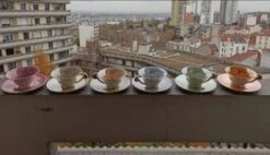 6 Tasses Et Leurs Soucoupes Thé, Café Ou Petit Cacao