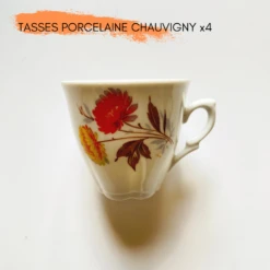 Tasses à Café Porcelaine Chauvigny Thé, Café Ou Petit Cacao